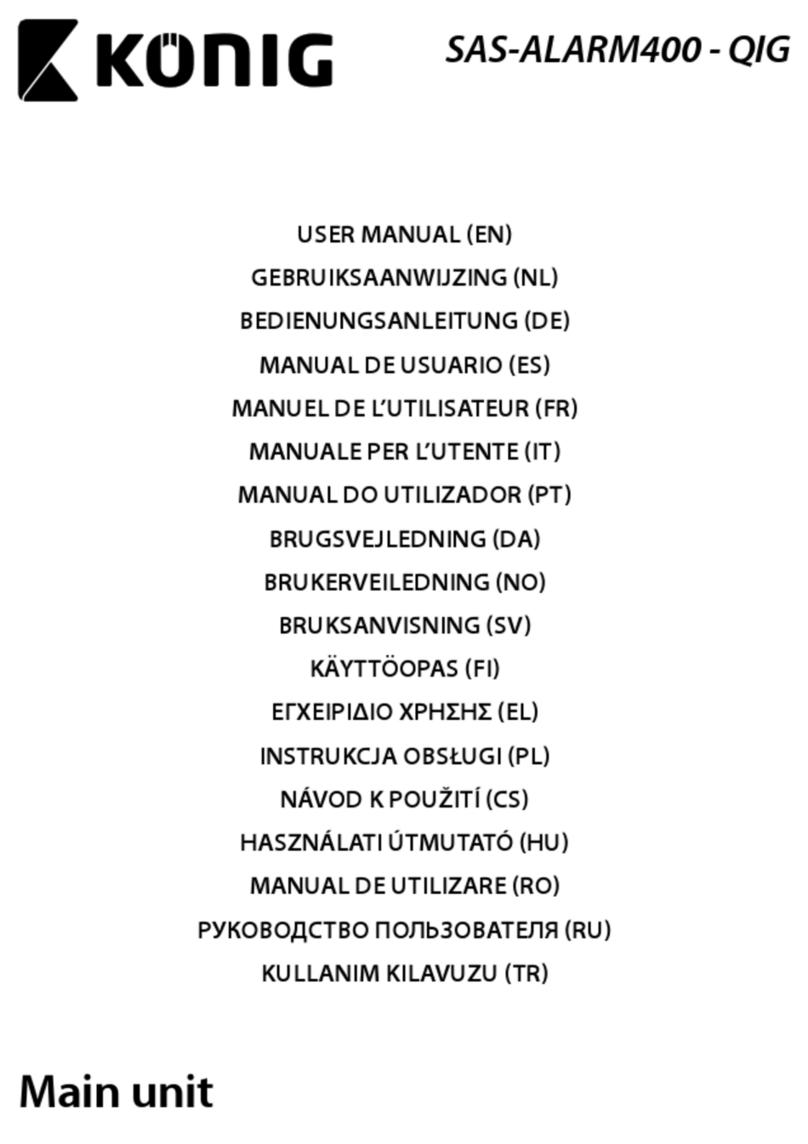 König SAS-ALARM400 - QIG user manual