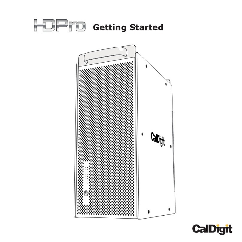 CalDigit HDPro User manual