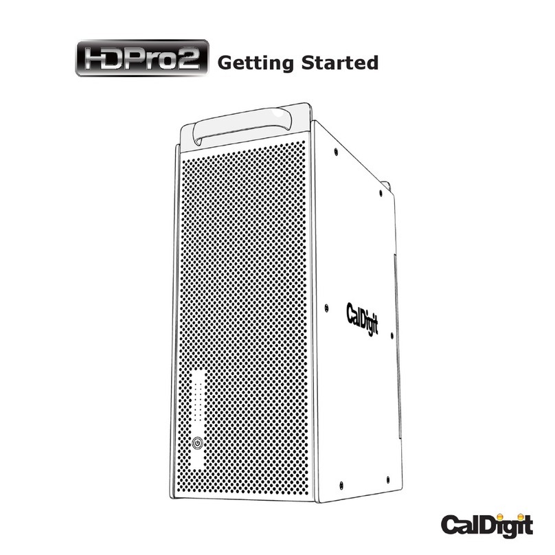 CalDigit HDPro2 User manual