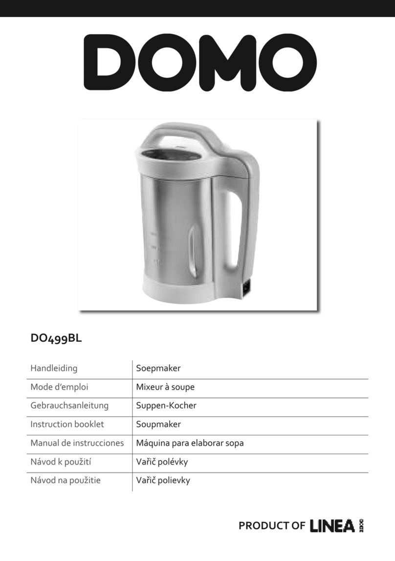 Linea 2000 DOMO DO499BL Instruction booklet