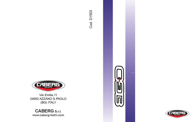 Caberg EGO quick start guide