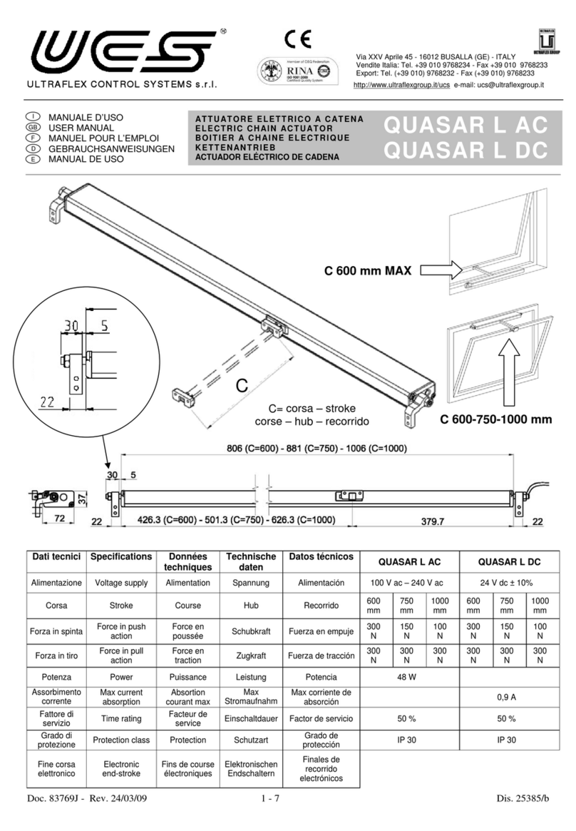 UCS QUASAR L AC user manual