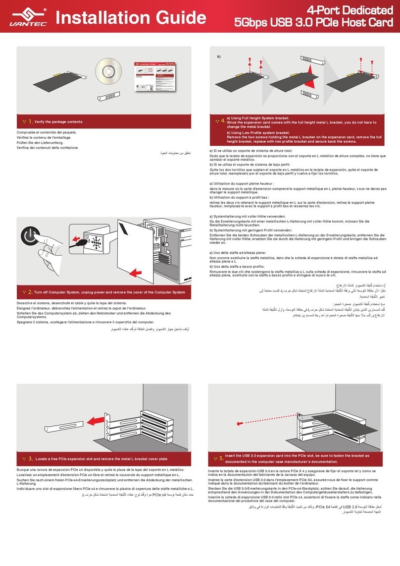 Vantec UGT-PCE430-2C installation guide