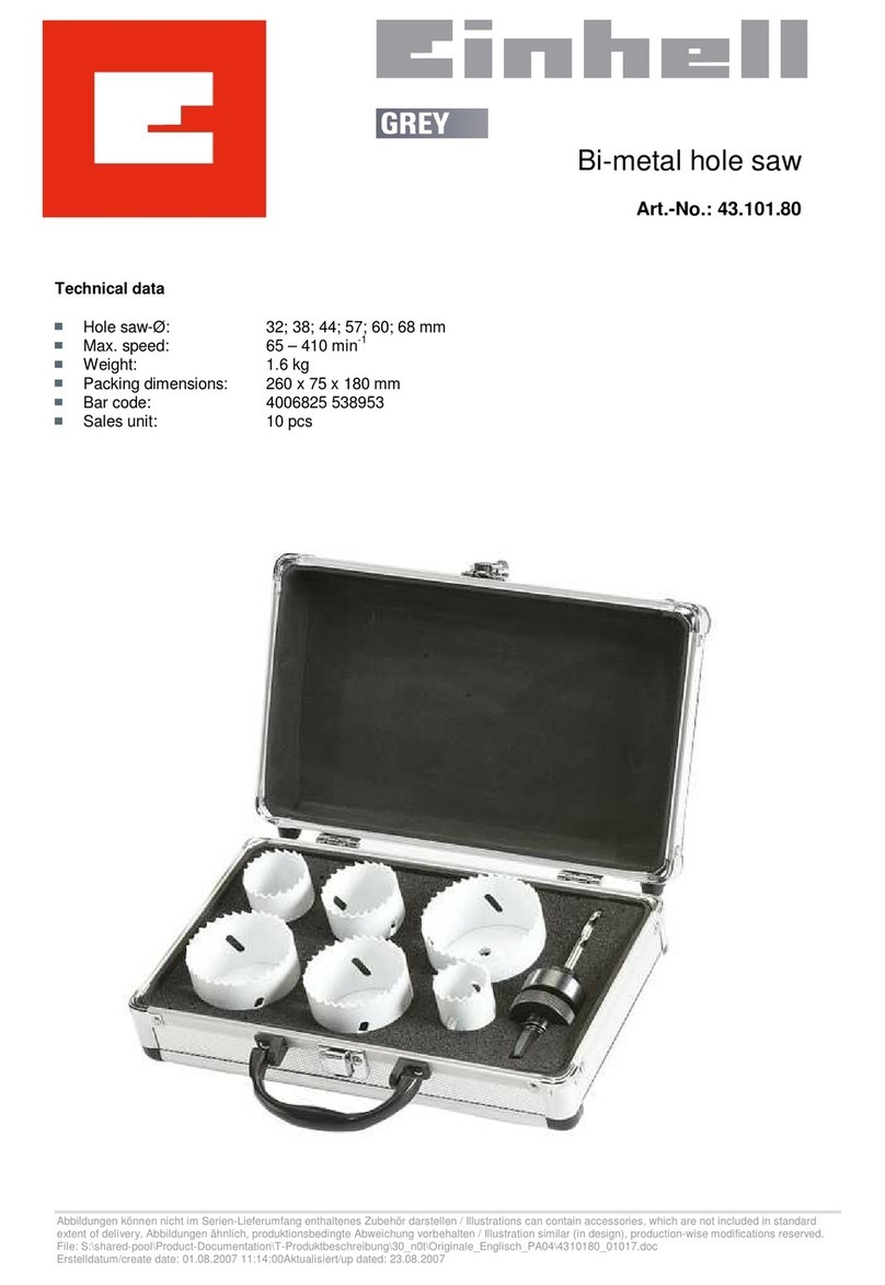 EINHELL 43.101.80 operating instructions