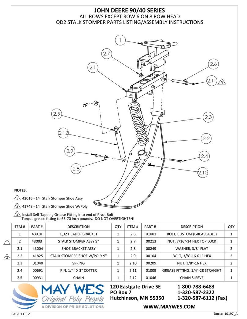 May Wes QD2 Assembly and installation