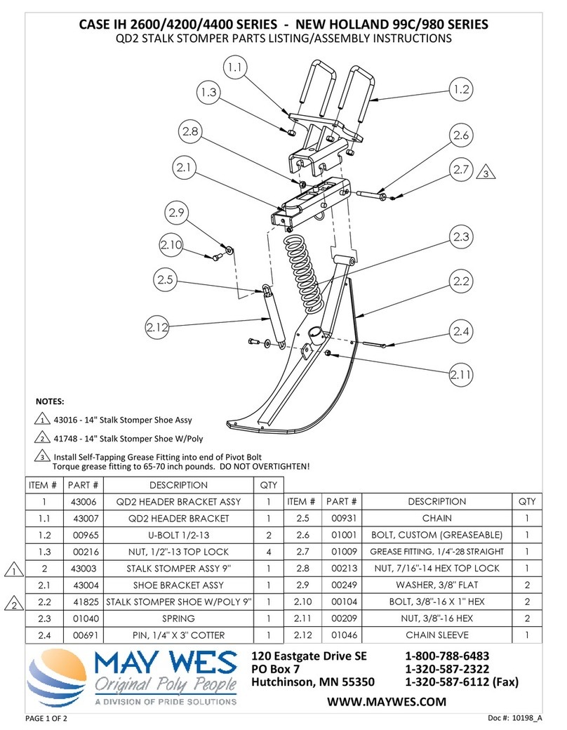 May Wes QD2 Assembly and installation