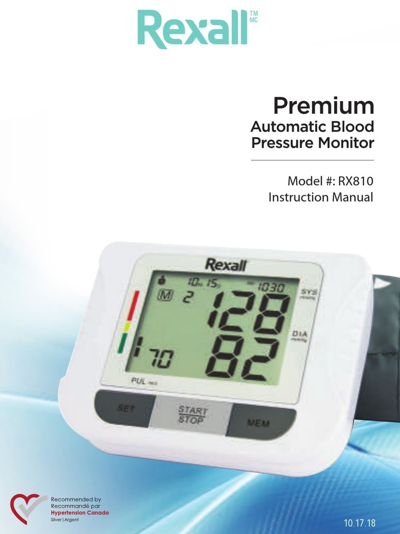 Rexall RX810 User manual