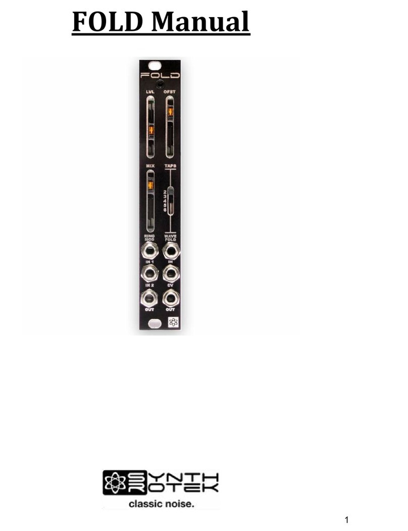 Synthrotek FOLD User manual