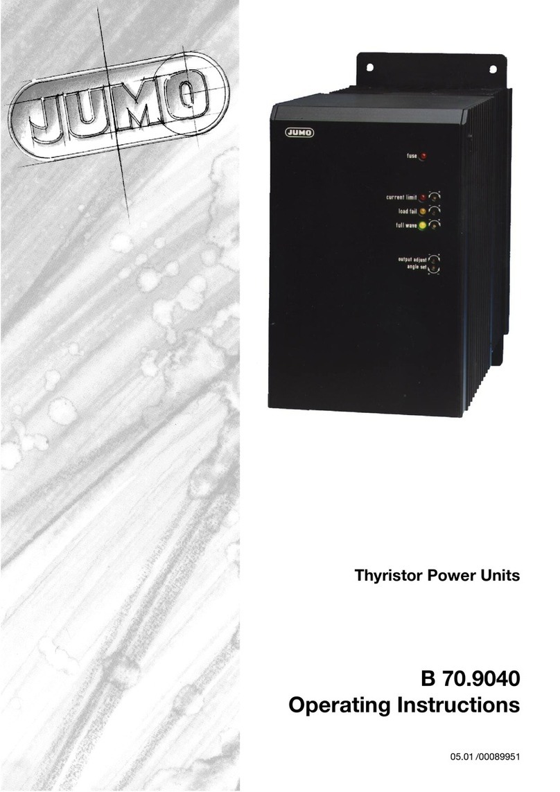JUMO B 70.9040 User manual