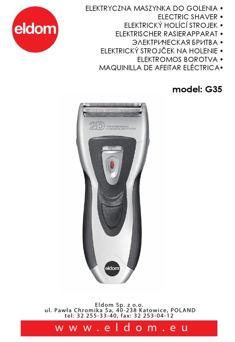 Eldom G35 User manual