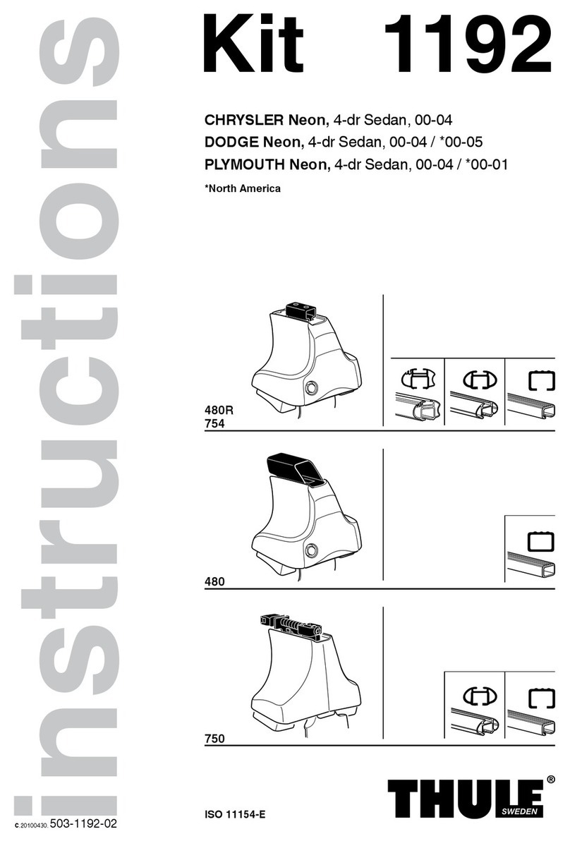 Thule 1192 instructions