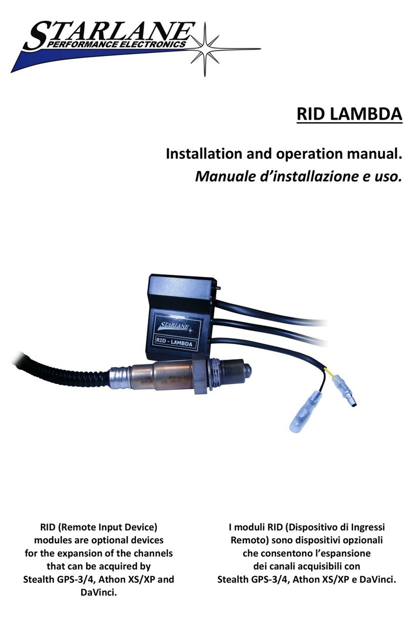 STARLANE RID LAMBDA Installation and operation manual