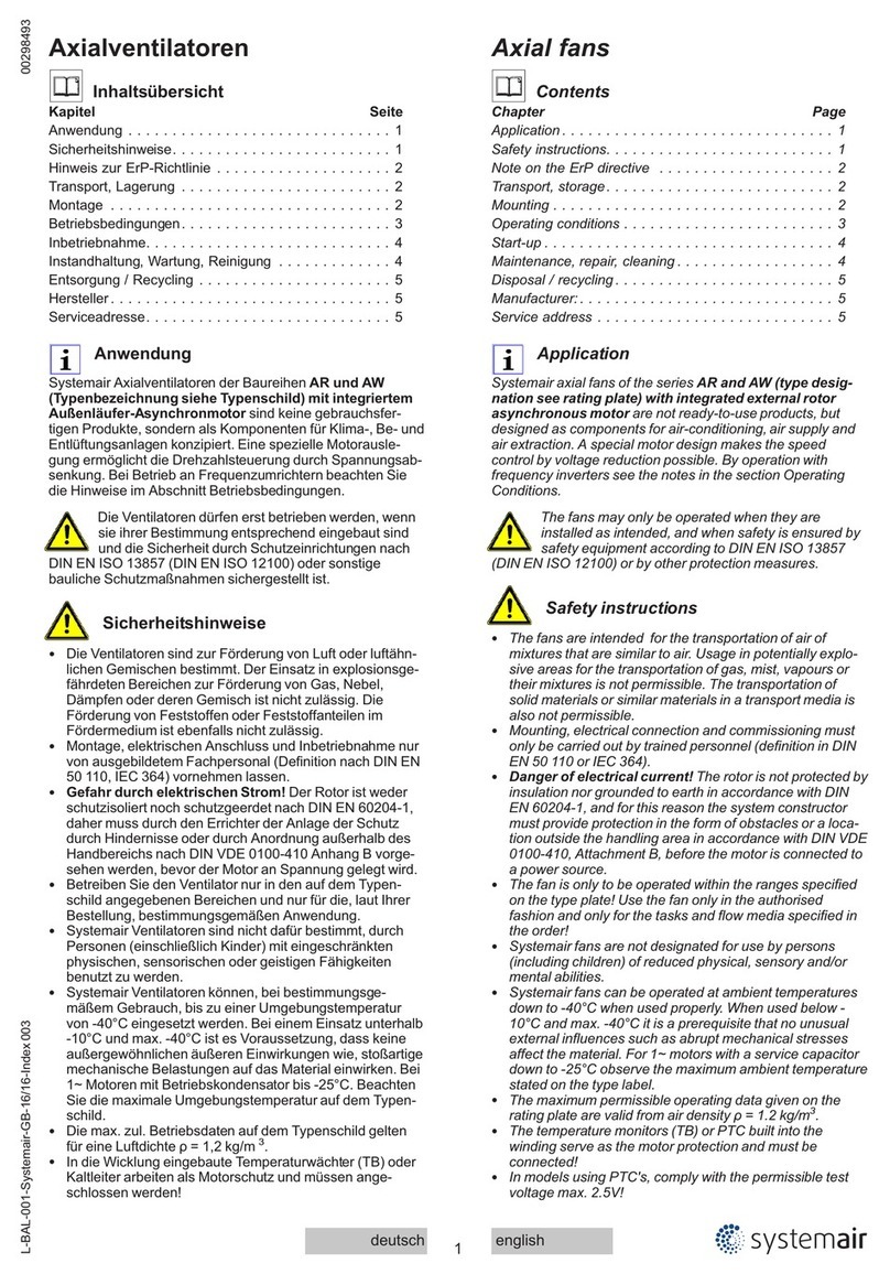 System air AR Series User manual