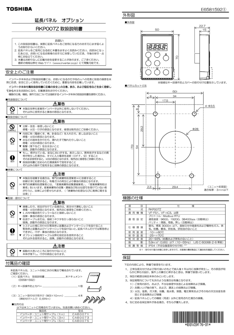 Toshiba RKP007Z User manual Toshiba RKP007Z User manual