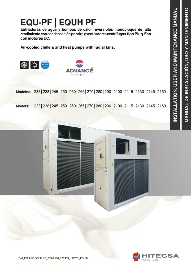 Hitecsa EQU-PF Series Operating instructions