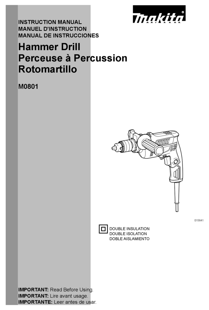 Makita M0801 instruction manual