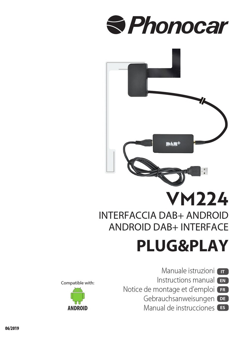 Phonocar VM224 User manual