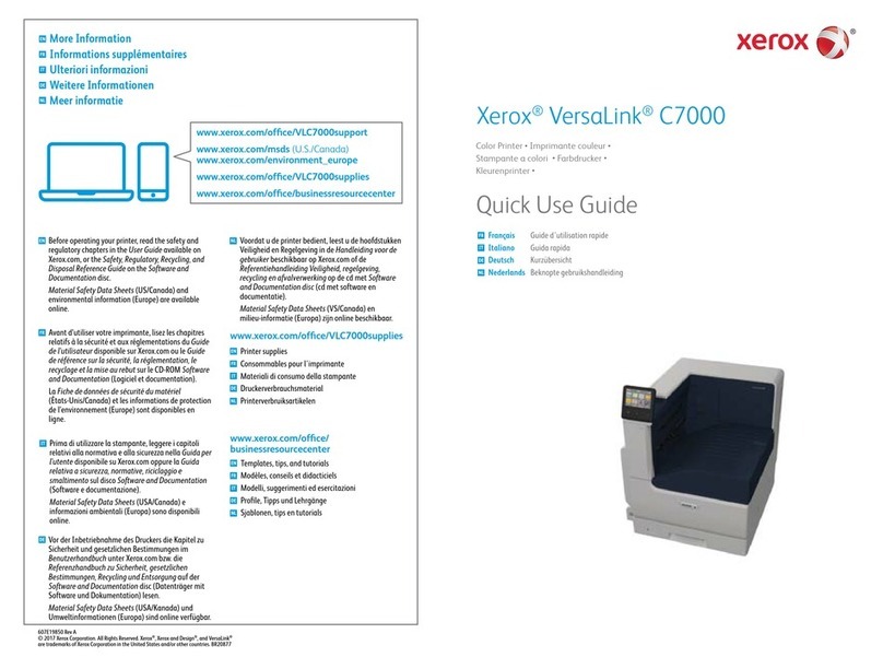 Xerox VersaLink C7000 Operating manual