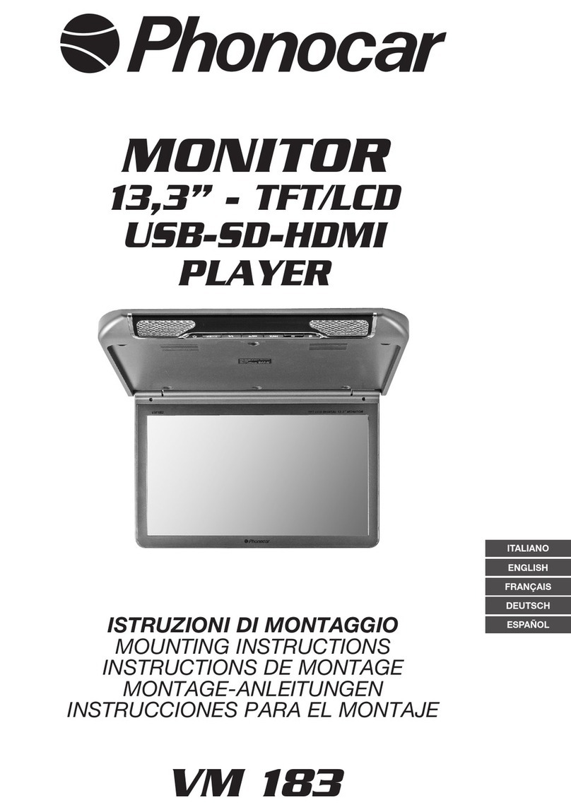 Phonocar VM183 Mounting instructions