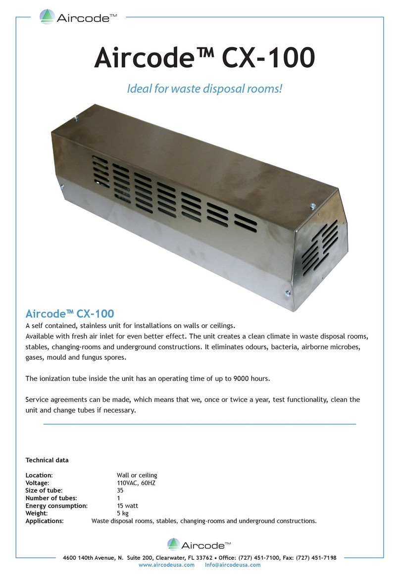 Aircode CX-100 User manual