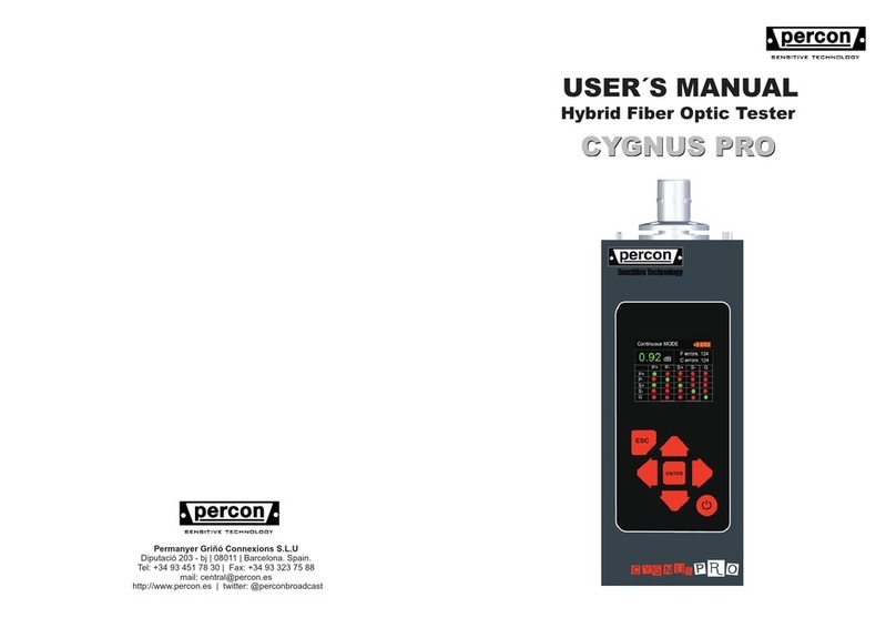 Percon CYGNUS PRO user manual Percon CYGNUS PRO user manual