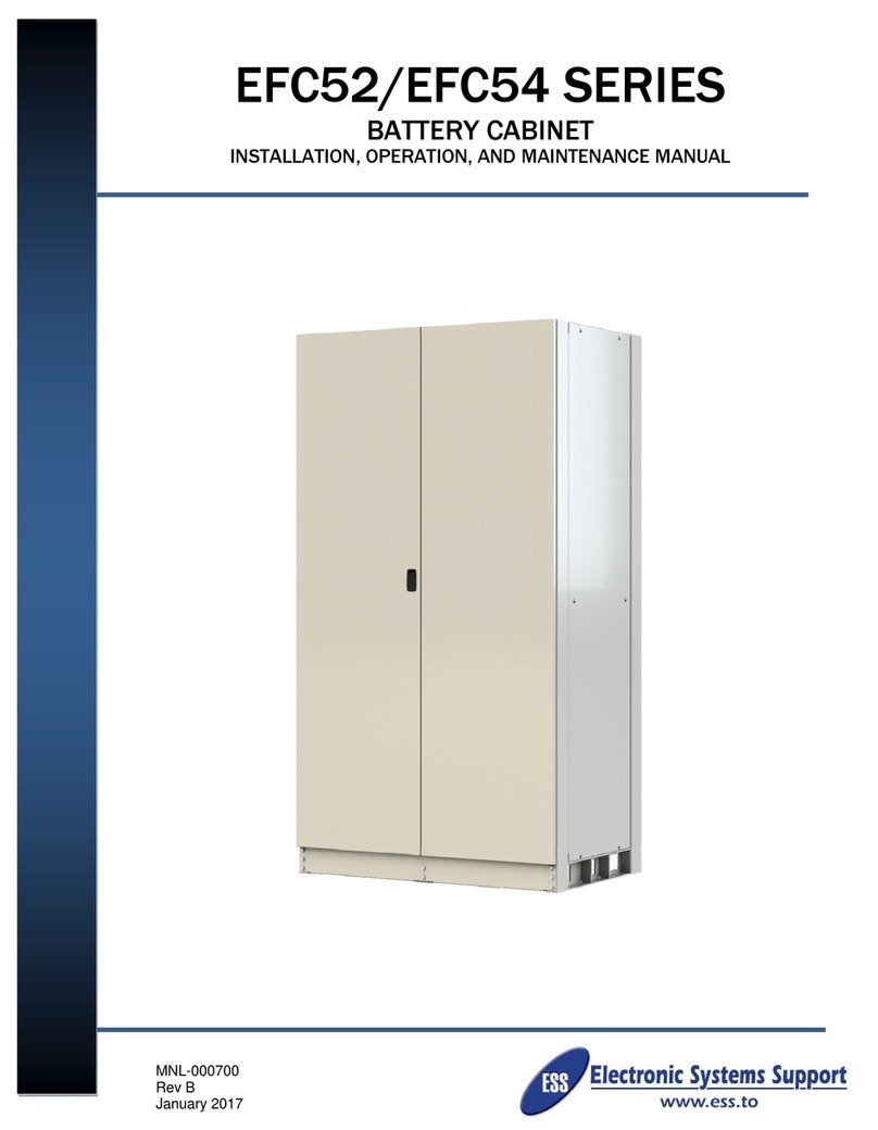 Electronic Systems Support EFC52 SERIES Installation, operation and maintenance manual Electronic Systems Support EFC52 SERIES Installation, operation and maintenance manual
