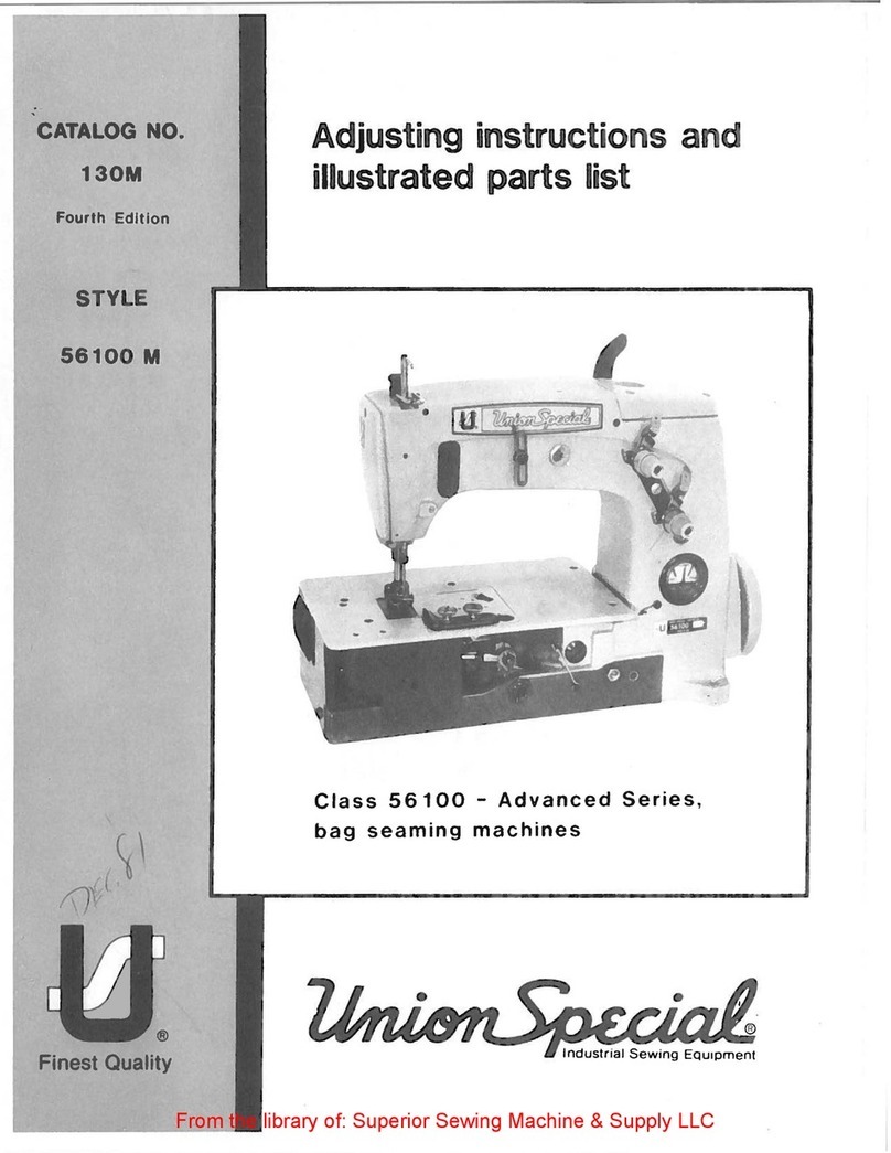UnionSpecial Advanced 56100 Series Setup guide