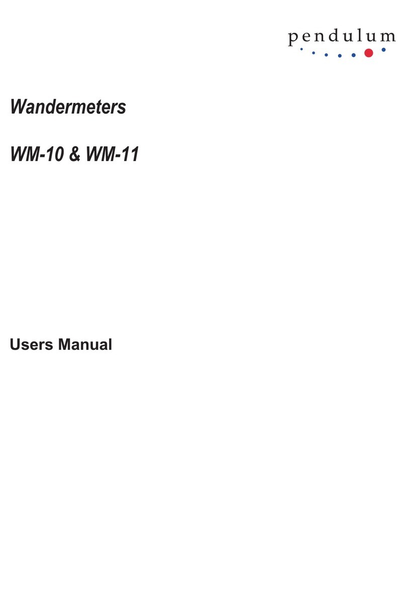 Pendulum WM-10 User manual