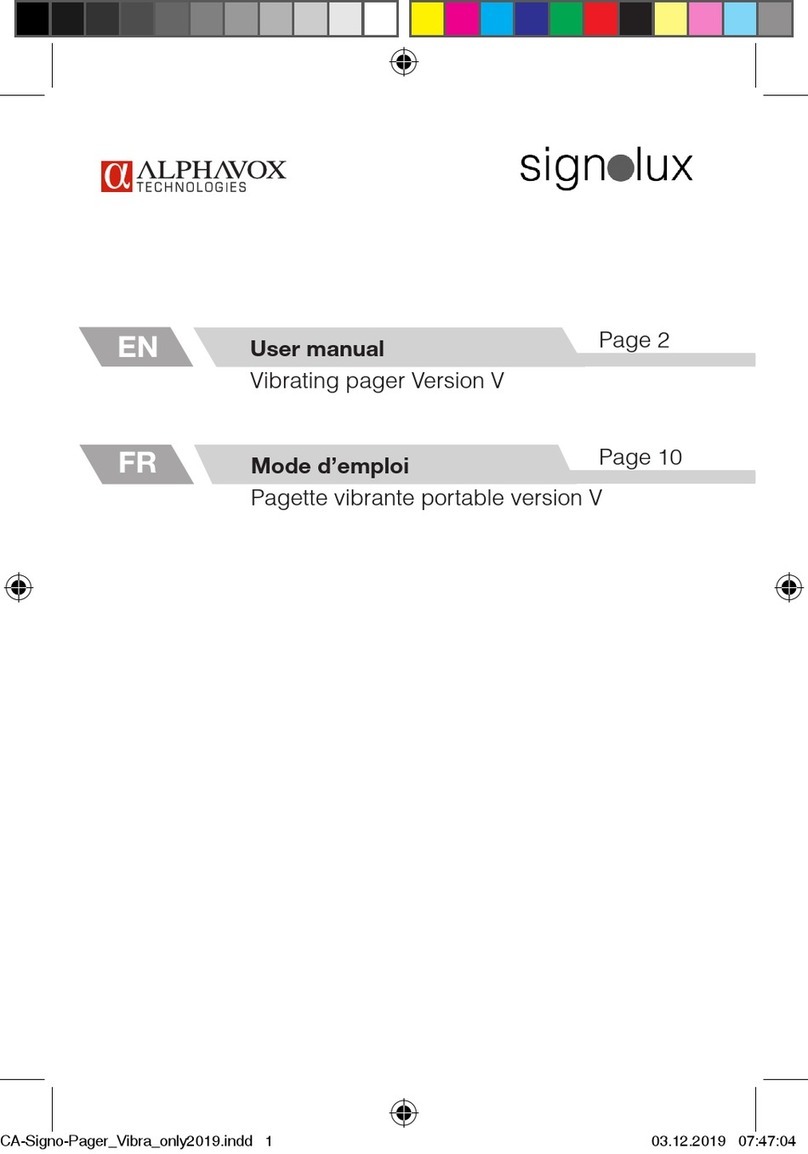 Signolux V user manual