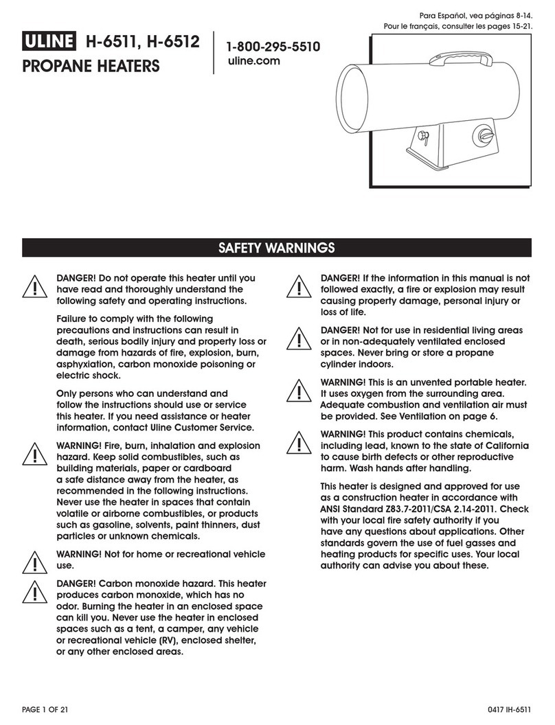 U-Line H-6511 manual U-Line H-6511 manual