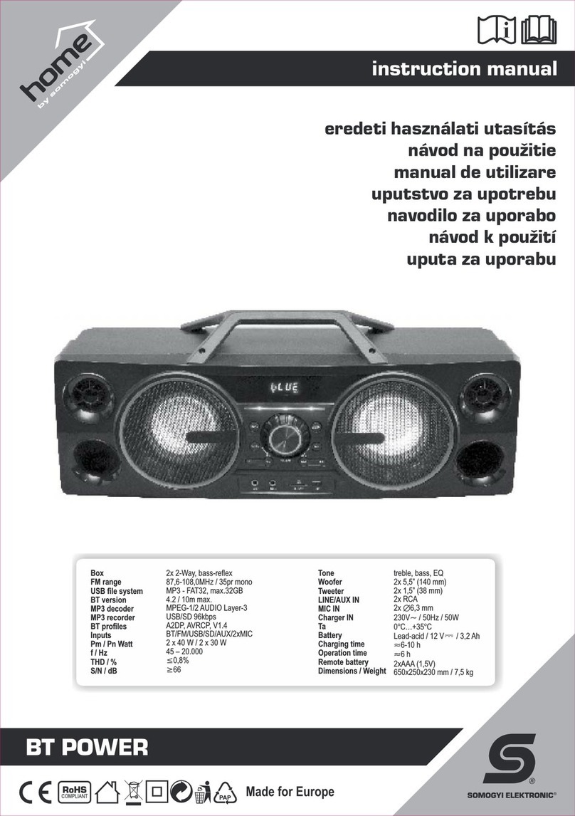 Home BTPOWER instruction manual