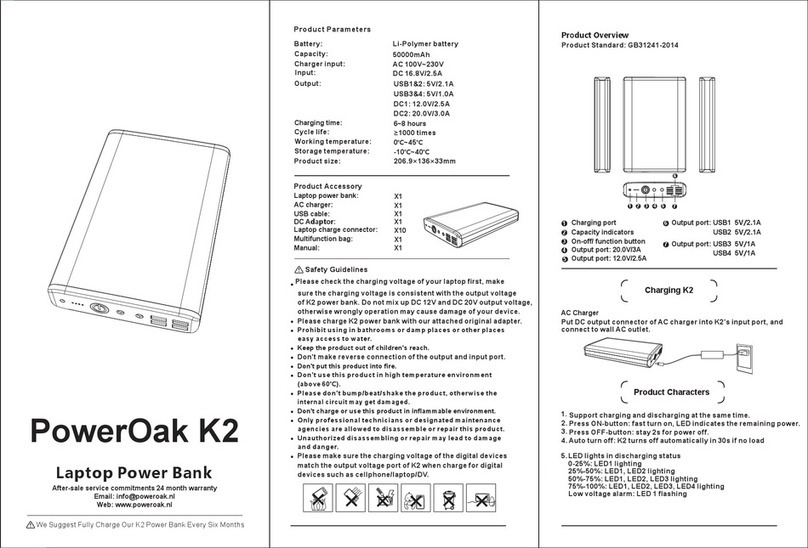 PowerOak K2 manual