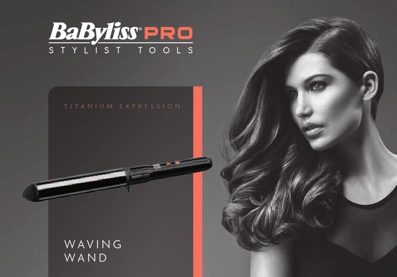 BaByliss PRO Titanium Expression WAVING WAND manual