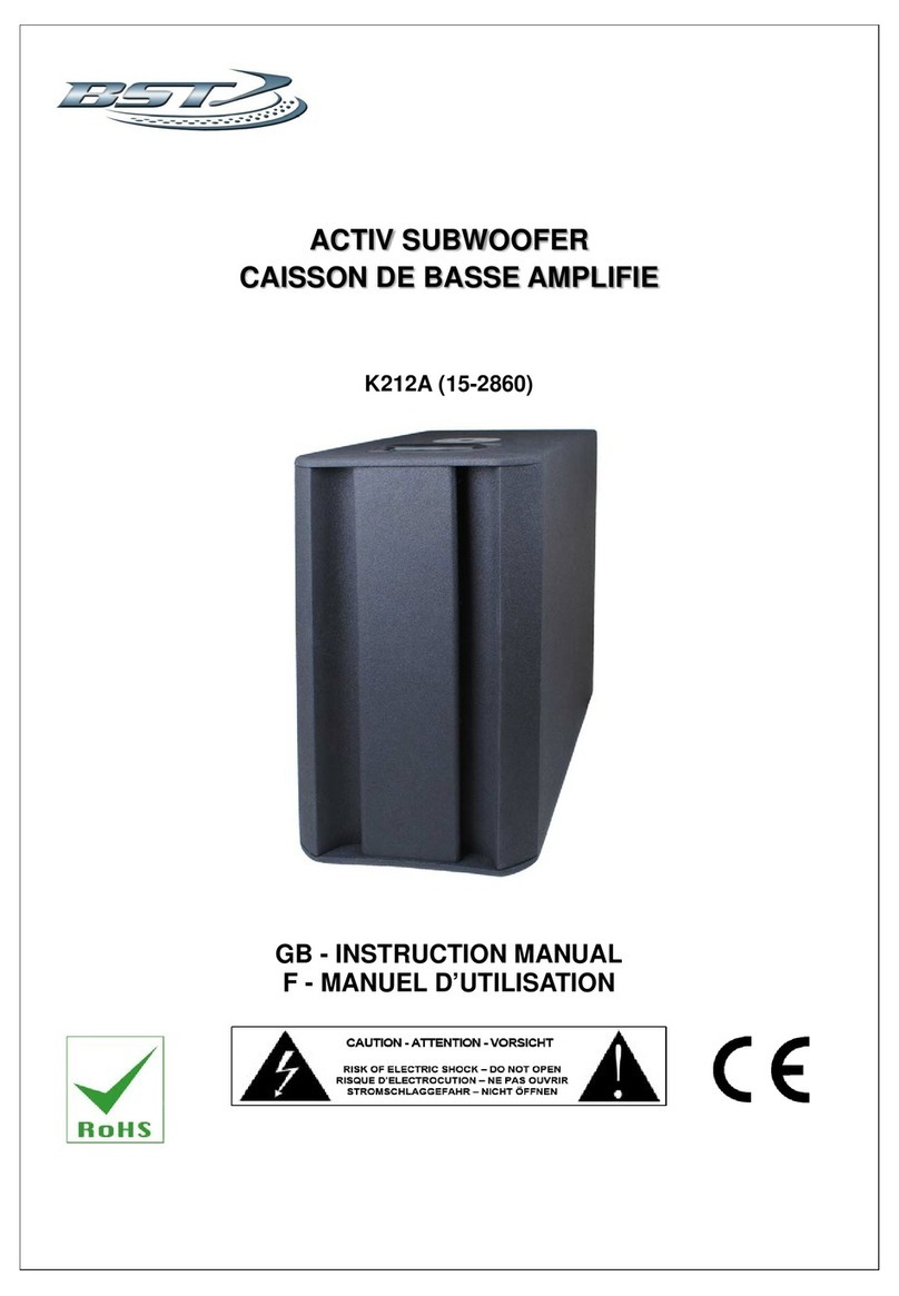 BST K212A instruction manual