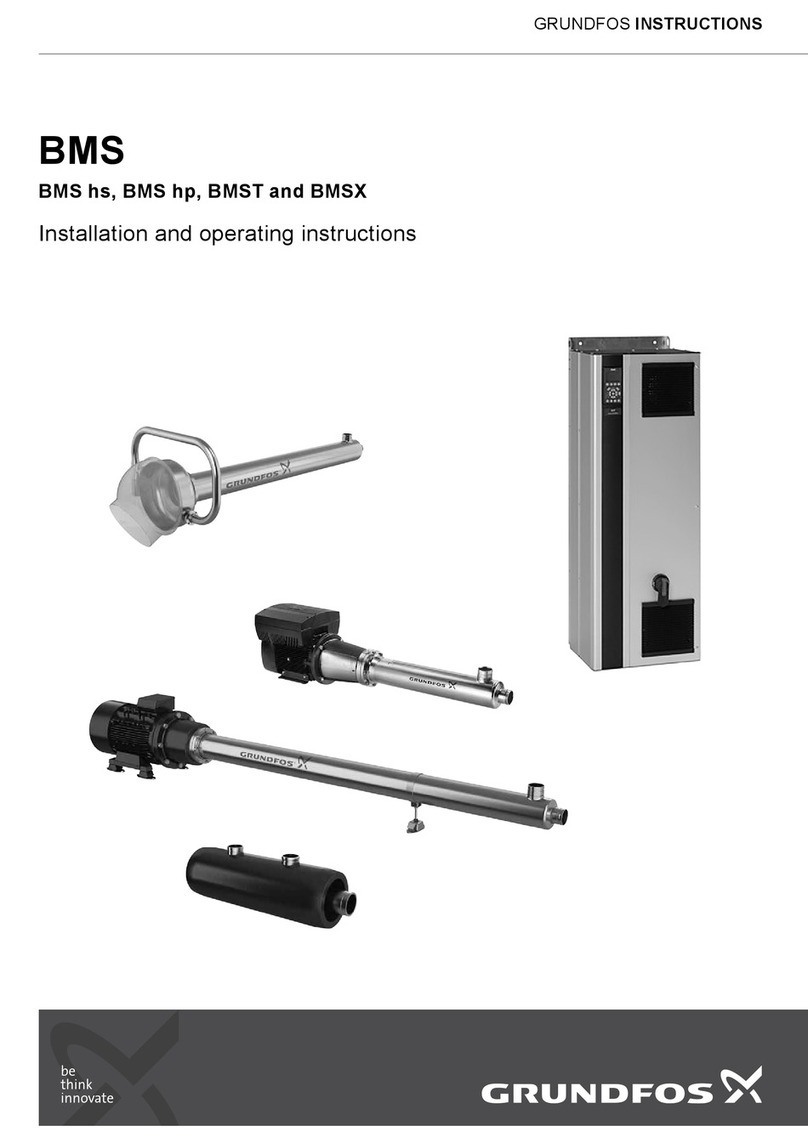 Grundfos BMS hs Assembly instructions