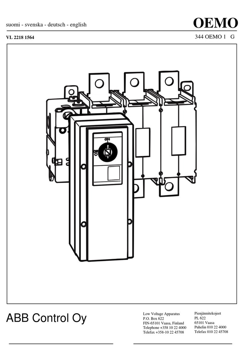 ABB 344 OEMO 1 G User manual