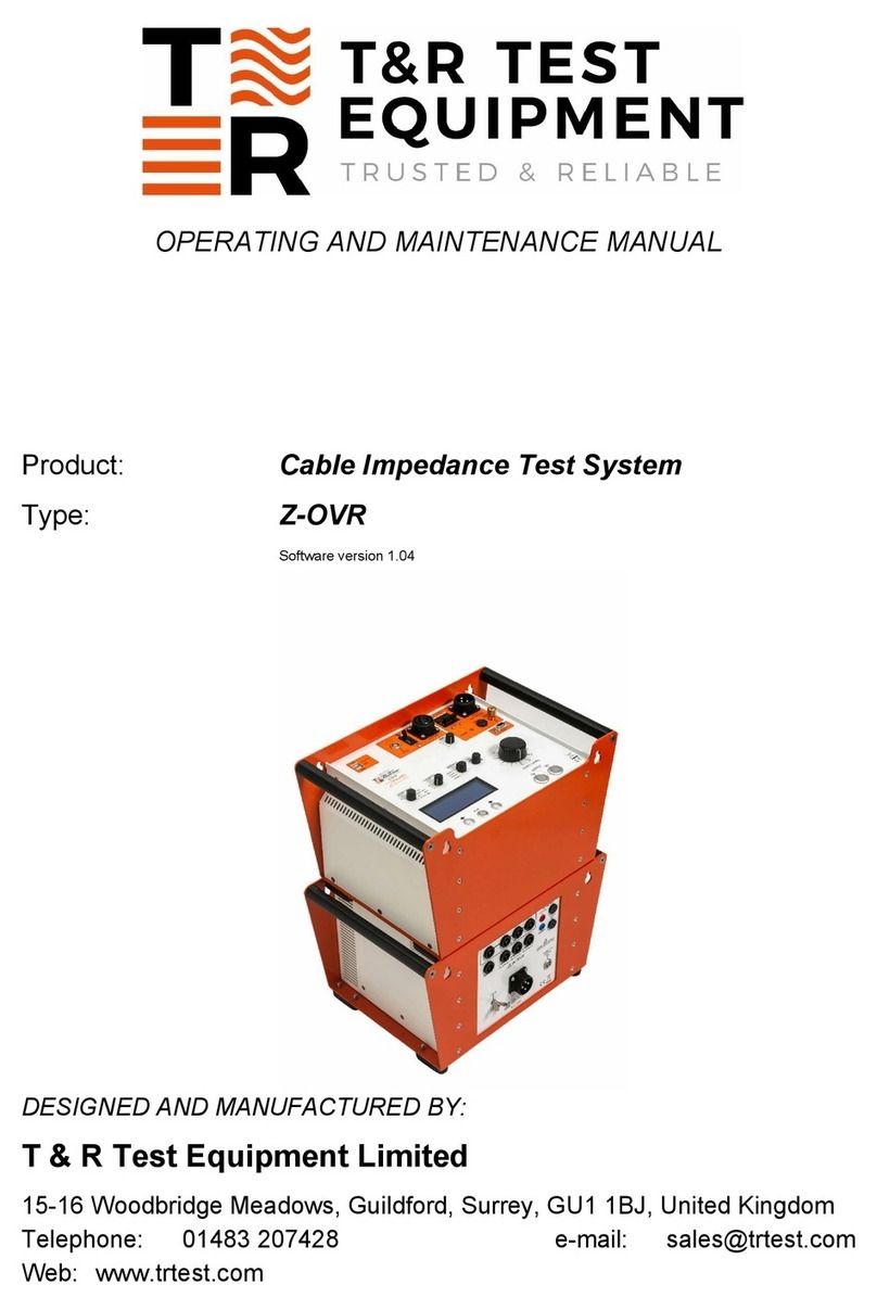 T&R Z-OVR Operating instructions T&R Z-OVR Operating instructions
