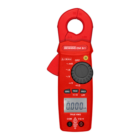 Benning CM 9-1 User manual
