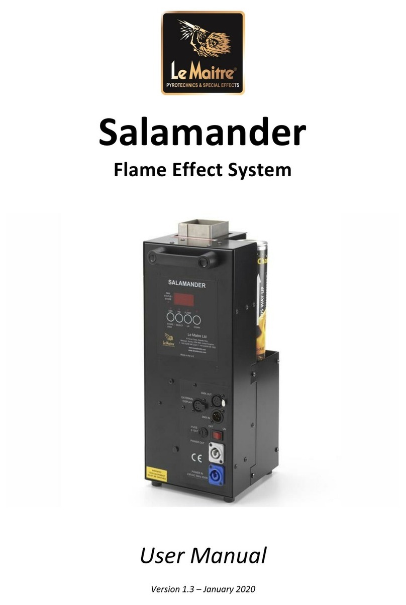 LeMaitre Salamander user manual LeMaitre Salamander user manual