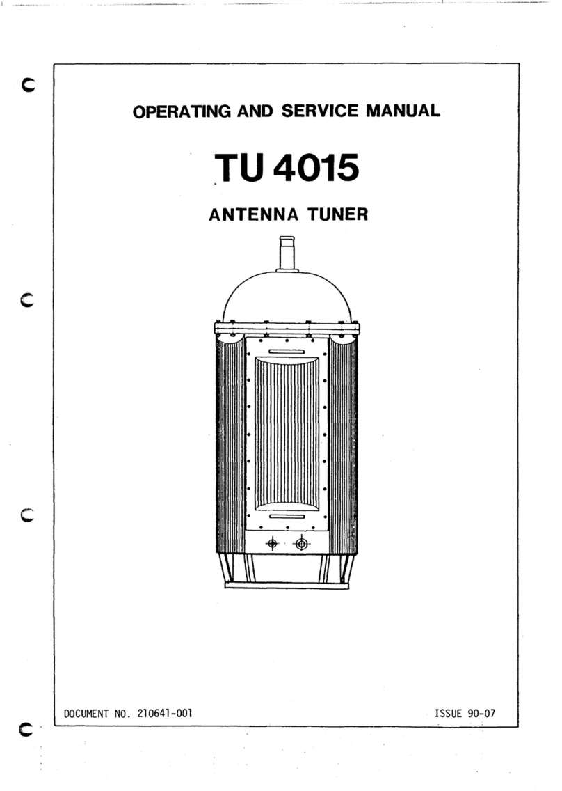 Dansk Radio AS TU 4015 Service manual
