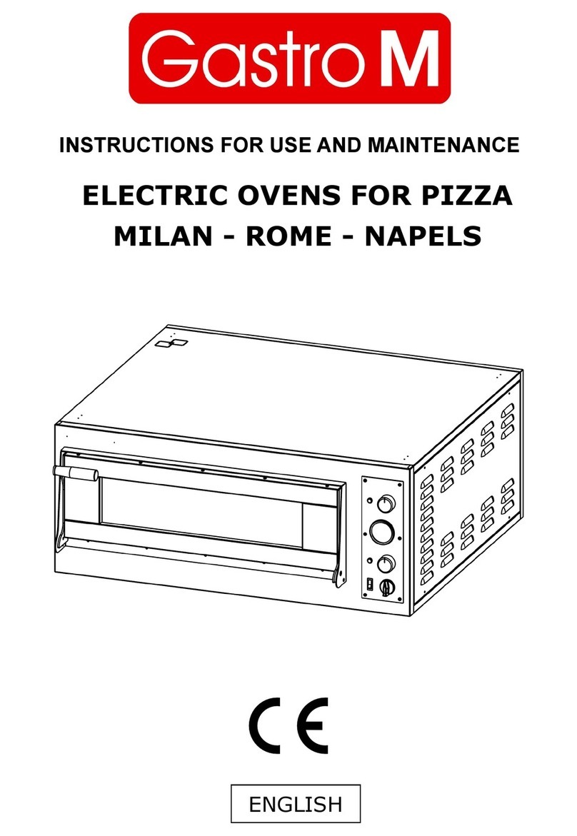Gastro-M MILAN Series Instructions for use and maintenance