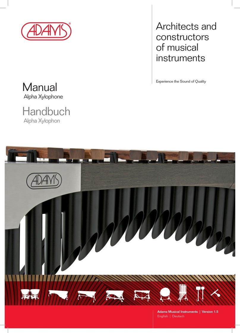 Adams Alpha Xylophone User manual