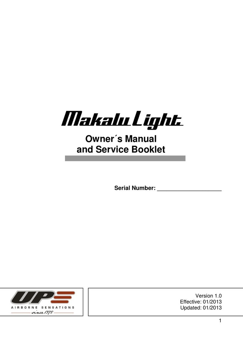 UP Makalu Light Owner's manual and service guide