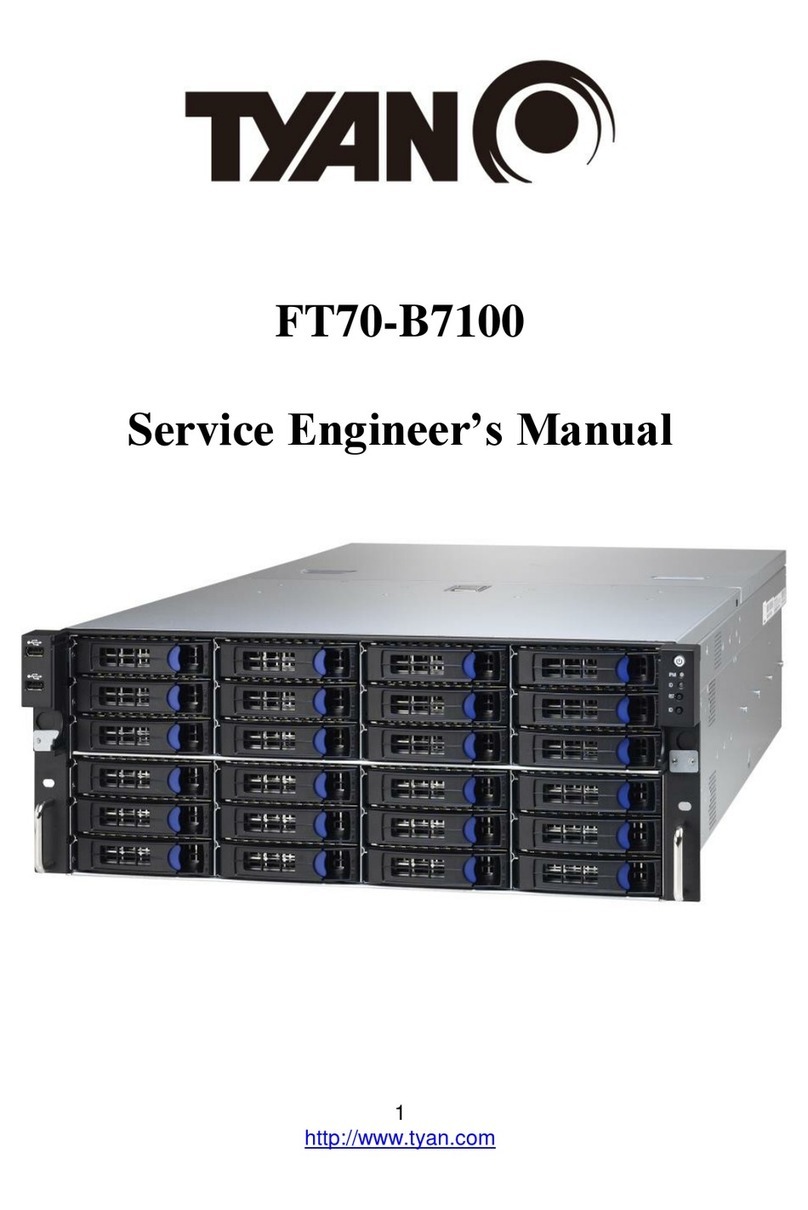 TYAN FT70-B7100 Service engineer's manual