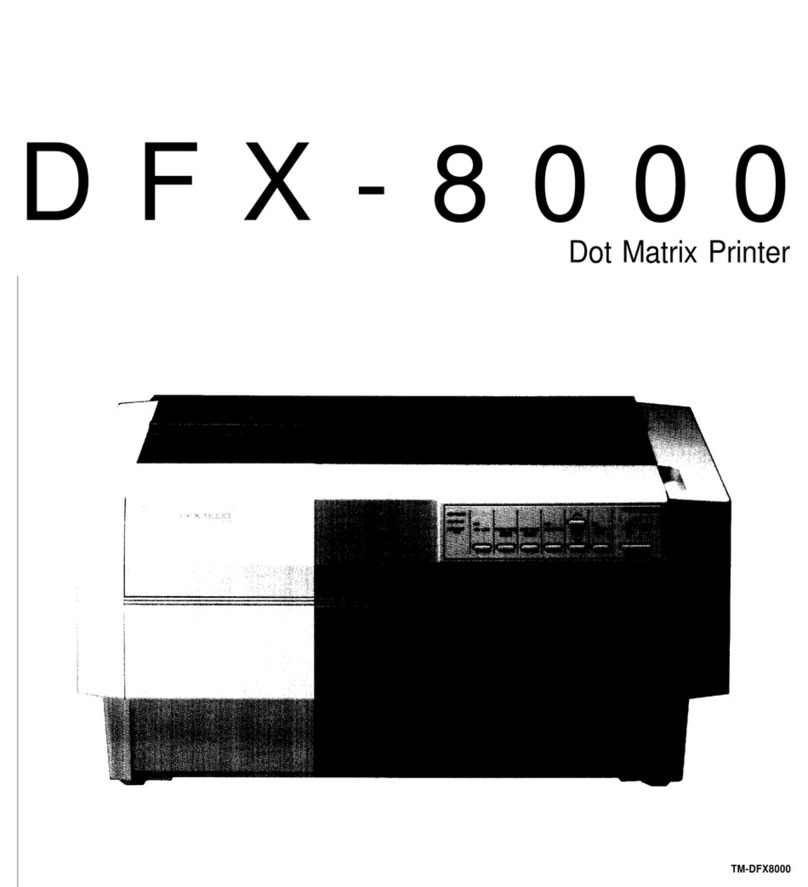 Epson DFX 8000 User manual