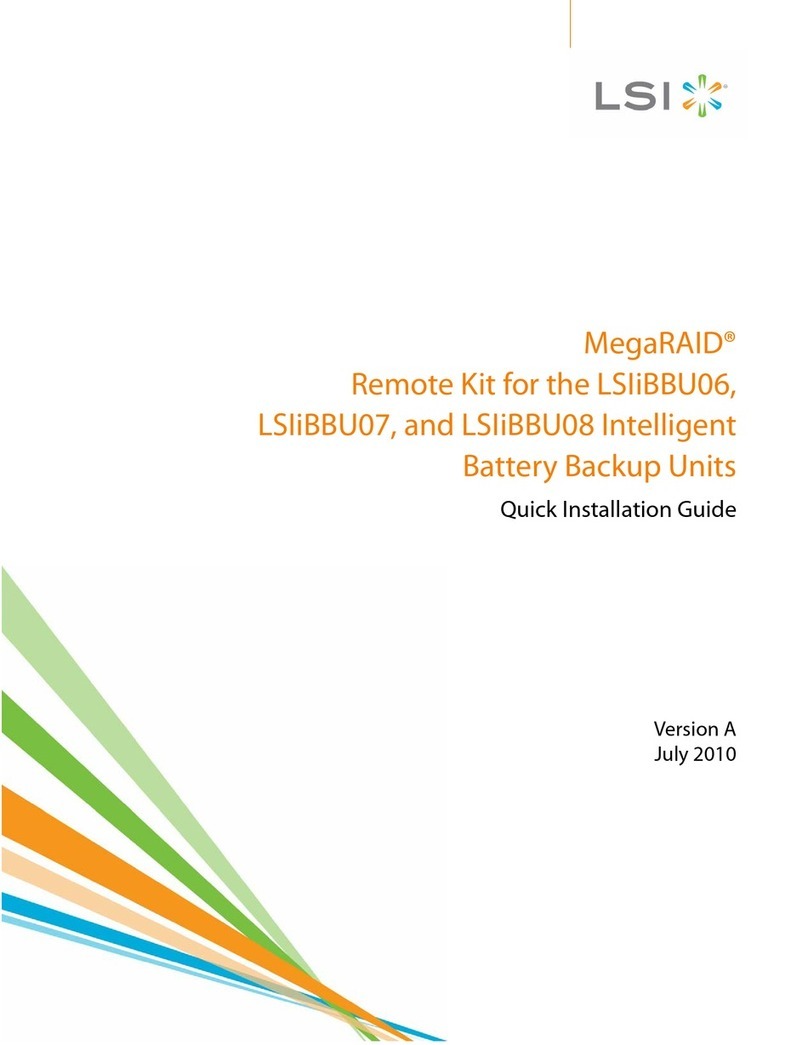 LSI MegaRAID Quick installation guide
