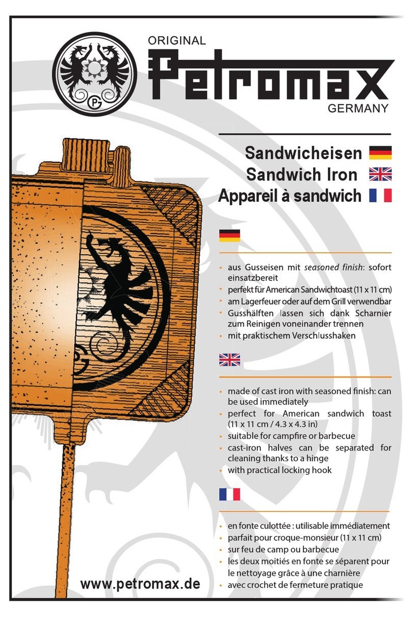 Petromax Sandwich Iron manual