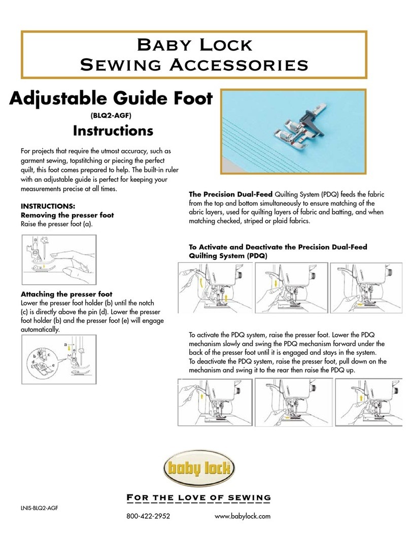 Baby Lock BLQ2-AGF instructions
