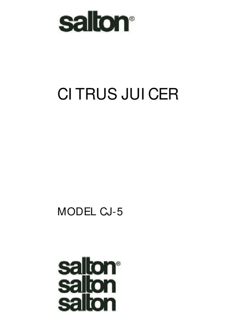 Salton CJ-5 manual