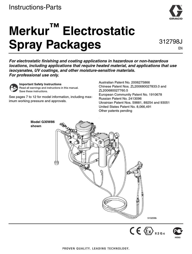 Graco Merkur G15W Series Parts list manual